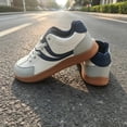 thumbnail image 5 of Men’s Wide Toe Casual Skate Sneakers Breathable Lightweight Lace Up Walking Shoes with Non Slip Sole for Outdoor Travel Daily Comfort Streetwear Shoes, 5 of 10