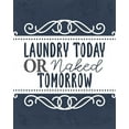 thumbnail image 2 of Allen, Kimberly 12x14 White Modern Wood Framed Museum Art Print Titled - Laundry Today 1, 2 of 4