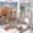 style-3yushi, variant on Seashell On The Beach Shower Curtain Sets with Rugs 4 Piece Rustic