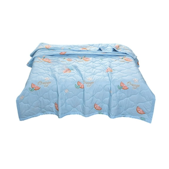 JoyMoreHome Cotton Summer Cool Quilt 39.37x59.06 Inch, Air Conditioner Retro Style Cotton Summer Quilt, Cotton Quilt Pure Cotton Summer Cool Quilt Home Textile