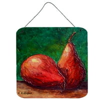 Carolines Treasures RDR2008DS66 Pears Wall or Door Hanging Prints 6HX6W multicolor