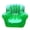 transparent green, variant on Comfortable Inflatable Clear Chair With Ergonomic Support Blowing Up Air Sofa Couch For Pool Side Lounging And Relaxation