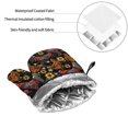 thumbnail image 6 of Honeii Sunflower Rooster Pattern Oven Mitts and Pot Holders, Silicone Oven Gloves,500 F Heat Resistant Oven Mitts Sets, 4PCS, 6 of 6