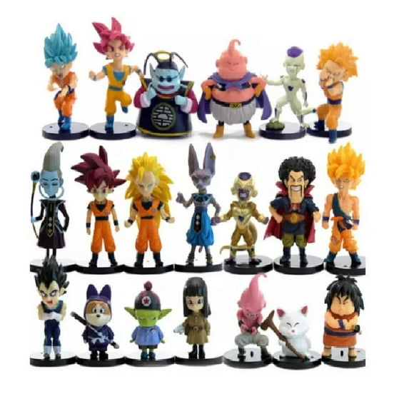 Kit 20 Juguetes Muñecos DragonN BallL ZZ Super Gokuu, Vegetaa ,etc