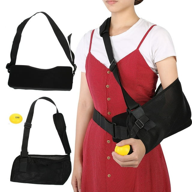 Shoulder Sling Arm Brace Breathable Shoulder Abduction Belt Rotator Cuff Support Arm Sling For Dislocation Right