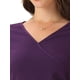 thumbnail image 5 of Vestido envolvente INSPIRE CHIC para mujer, con mangas 3/4, escote en V, elegante y casual, midi, color púrpura, ideal para invitadas de boda., 5 of 6