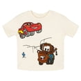thumbnail image 2 of Disney Cars Lightning McQueen Tow Mater T-Shirt and Book Set Toddler to Big Kid, 2 of 5
