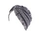 thumbnail image 5 of Qarigey Pañuelos para la cabeza para mujer, estilo bohemio, gorro plisado multiusos para dormir, tocados de moda, accesorios de ropa, regalos tipo 2 Tipo 2 2piezas Qarigey CBP362320, 5 of 5