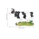 thumbnail image 2 of FENGGUIQU De Vaca De Resina Para Jardín Interior O Exterior Con Alegre Y Resistente, 2 of 6