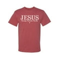 thumbnail image 2 of Wild Bobby Jesus the Way. The Truth. The Life Inspirational/Christian Men Graphic Tee, Vintage Heather Red, 3X-Large, 2 of 5