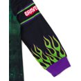 thumbnail image 5 of Monster Jam Toddler Boys' Fleece Hooded One Piece Grave Digger Green, 5 of 6
