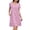White - Pink Floral, variant on Ekouaer Nightgowns for Women with Pockets Button Front Short Sleeve House Dresses Floral Print Mumu Dress MooMoo Dresses
