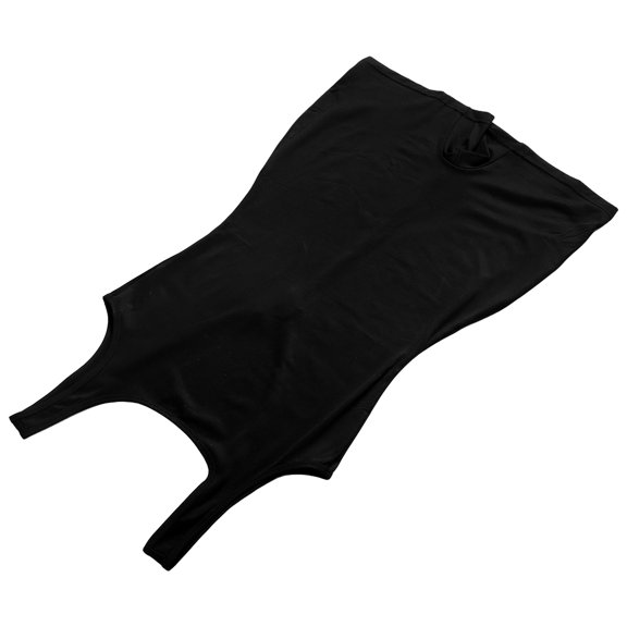 ETEREAUTY Black Breathable Polyester Workout Romper Athletic Jumpsuit for Women Fitness and Training