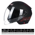 thumbnail image 3 of Casco de motocicleta de otoño para hombre, casco de carreras abierto con tanque, accesorios para motocross, cascos con lentes grandes, 3 of 5
