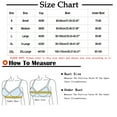 thumbnail image 2 of Fanxing Front Snap Bras For Senior Women Front Closure Compression Wireless Everyday Bra for Women Post Posture with Breast Support Winter Savings Red,L, 2 of 2