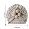 thumbnail image 3 of Baby Girls Turban Hats With Bow Caps Bonnets Headwraps For Toddlers Baby Sun Hat Kids Summer UPF 50+ Toddler Bucket Hat Wide Brim Adjustable Beach Hats for Boys Girls Age, 3 of 3
