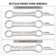 thumbnail image 2 of Bicycle Front Fork Shoulder Cap Wrench Stainless Steel Fork Cover Disassembly Remover Spanner, 2 of 9