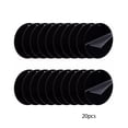 thumbnail image 2 of Advancent 20 piezas llaveros acrílicos con discos redondos Kit negro adorno de doble cara espacios en blanco artesanía etiquetas Accesorios Artesanía, 2 of 6