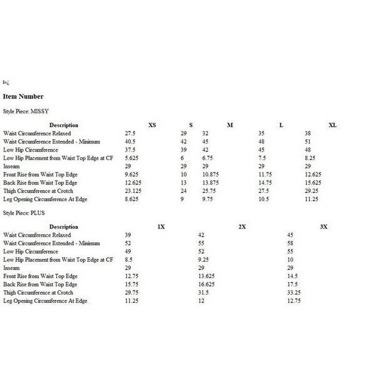 Koolaburra size deals chart