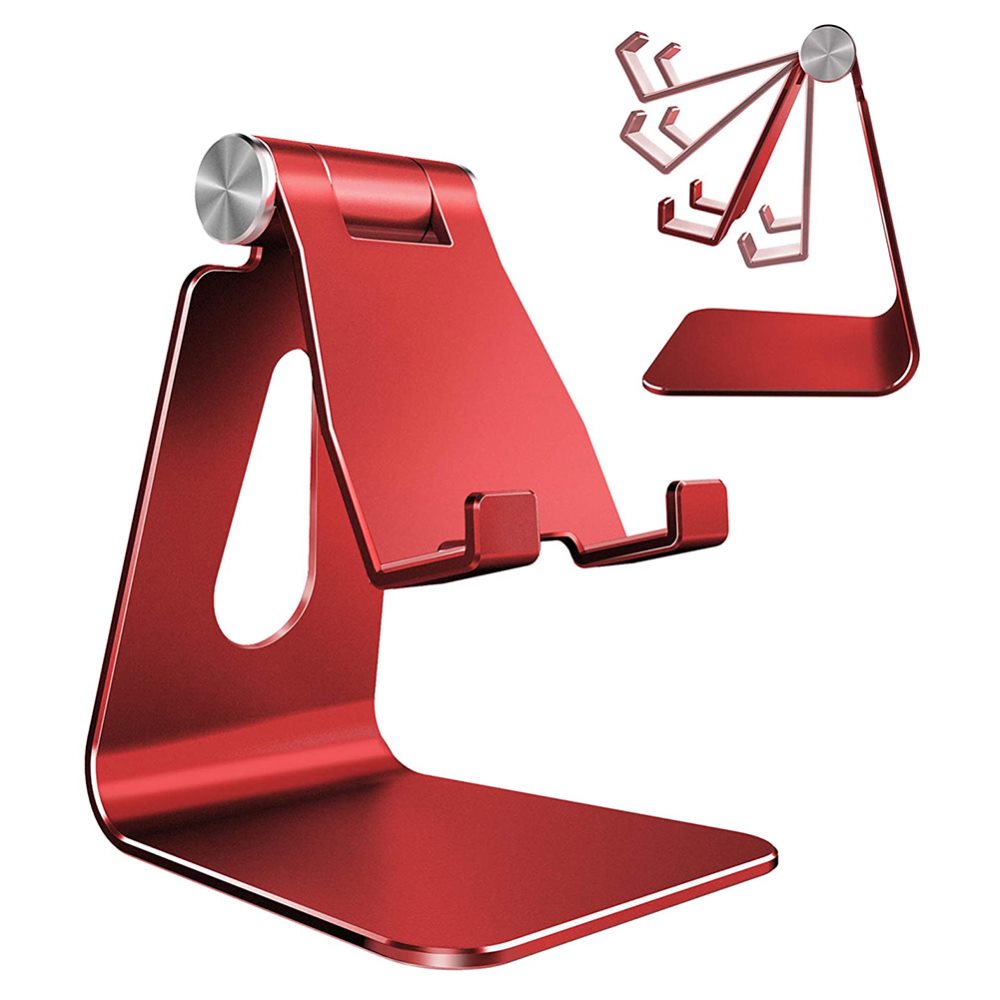 Desk Mobile Phone Holder Stand Metal Desktop Tablet Holder Foldable