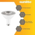 thumbnail image 2 of Sunlite LED PAR38 Long Neck Spot light Bulb, 15 Watts (100W Halogen EQ), Medium E26 Base, Dimmable, Super White, UL Listed, 5000K Daylight, 6-Pack, 2 of 4