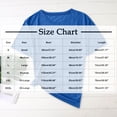 thumbnail image 3 of Camisas de Manga Corta para las Mujeres Moda Casual Impresión Cuello Redondo Suéter Tee Blusas, 3 of 8