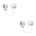 thumbnail image 1 of yingyy Cabinet Window Lock Child for Protection 4 Adhesive Lock Digit Self Door Lock, White 2Set, 1 of 6