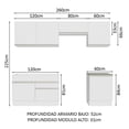 thumbnail image 3 of Cocina Integral Completa Madesa Glamy 260cm Blanco, 3 of 10