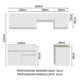 thumbnail image 3 of Cocina Integral Completa Madesa Glamy 260cm Blanco, 3 of 10