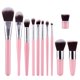 thumbnail image 2 of 11 Uds de brochas de maquillaje Shamjiam Cepillo del maquillaje Color plata rosada, 2 of 3