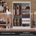 thumbnail image 4 of Ropero Closet Madesa 2 Puertas 2 Espejos con Pies BB, 4 of 5
