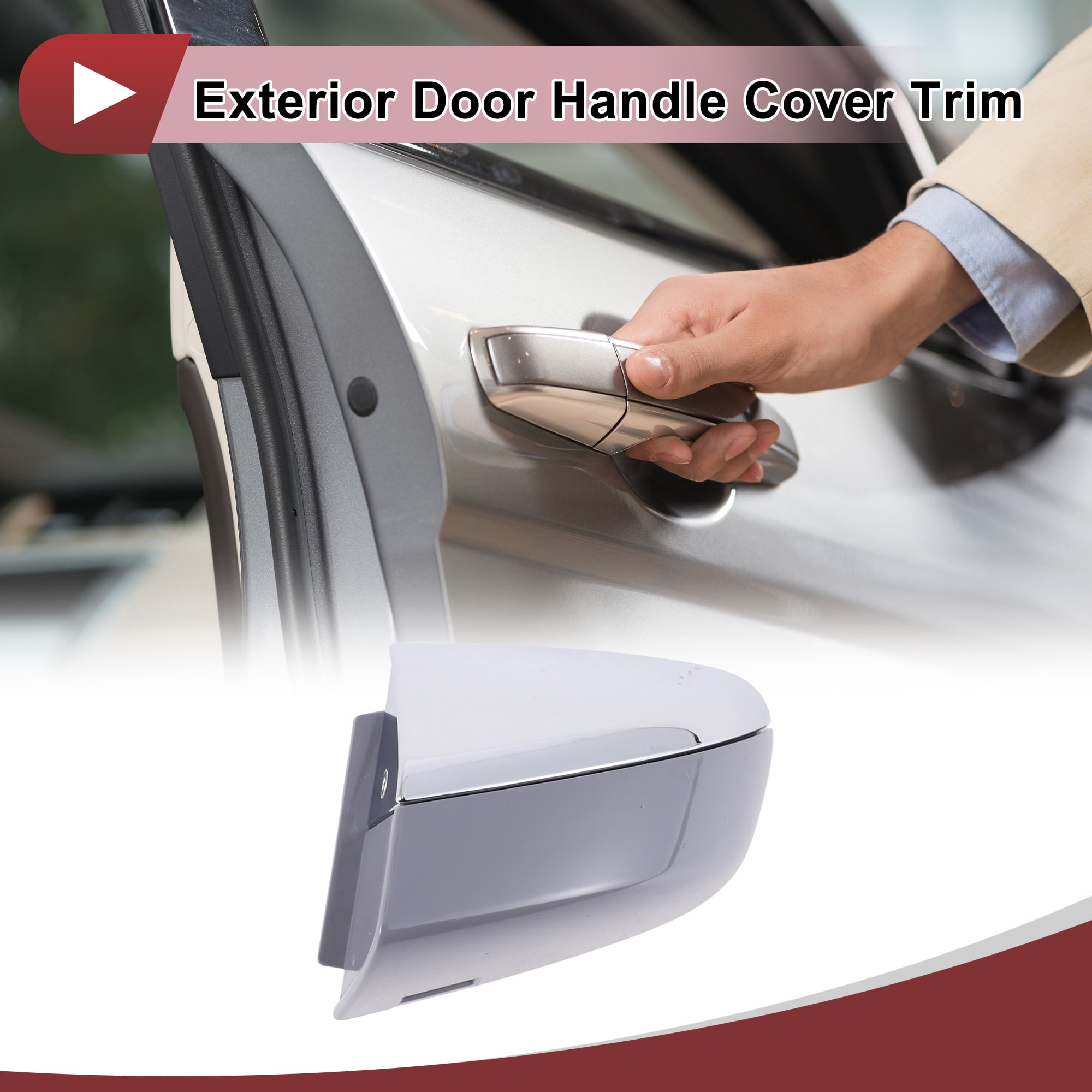Unique Bargains Front Left Exterior Door Handle Cover for Kia Sportage 2016-2022