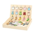 thumbnail image 4 of Juego de combinación de formas y colores para niños, juguete sensorial de madera, para colgar ropa, juego de simulación y aprendizaje para niños y niñ, 4 of 9