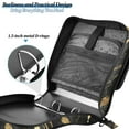 thumbnail image 6 of Zipper Binder Black and Gold Abstract 1.5 Inch Binder Folder Bag with Shoulder Strap and Handle, 6 of 8