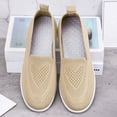 thumbnail image 5 of oqasdz Women's Casual Shoes Plus Size Slip On Close Toe Mesh Breathable Flat Bottom Walking Shoes Solid Color Comfort Trendy Versatile Outdoor Summer, 5 of 7