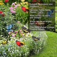 thumbnail image 5 of 100 Uds. Estacas coloridas de mariposas para jardín, adornos de mariposas para Patio en palos, 5 of 5
