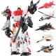 thumbnail image 2 of Figuras de acción de Anime para niños y adultos, juguetes de transformación Devastator 5 en 1, Robot, avión, coche, tanque, motocicleta, modelo, nueva película Fivean unisex, 2 of 2
