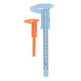 thumbnail image 2 of de 2 Piezas de Calibre de Reg de Vernier de Plástico Métrico / Pulgadas 0-80 Mm / 150 Mm, Proporciona Una Lectura entre Azul Yotijar Regla de precisión de Vernier Vernier, 2 of 8