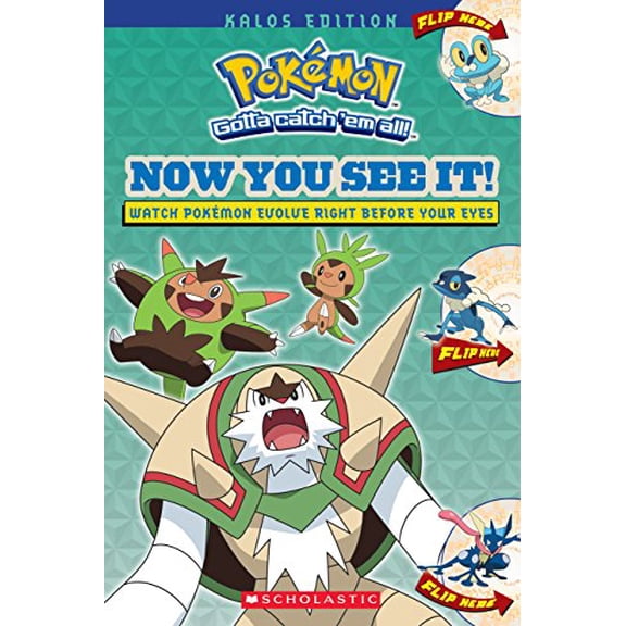 Pre-Owned Now You See It! Kalos Edition (Pokémon) (Paperback) by Scholastic