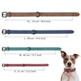 thumbnail image 3 of Spencer Soft Padded Dog Collars, Adjustable Thick Leather Pet Collars for Small Medium Large Dogs (M, Brown), 3 of 8