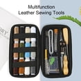 thumbnail image 4 of Baohd Craft Tool Leather Set Repair Kit Reusable Professional Outdoor Indoor Grinding Stirring Flat Line Cord Thread, 4 of 6
