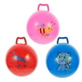 thumbnail image 3 of 3Pcs Inflatable Hopper Balls Hop Bouncy Jumping Ball with Handle Kicking Bounce Jumping Hopper Educational Toy (Random Style), 3 of 6