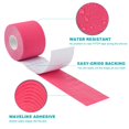 2 Rolls K Tape Knee Support 2 Inches X 16.4 Feet Uncut Roll (Pink
