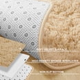 thumbnail image 4 of Alfombra Merelax, grande, suave, de felpa, antideslizante, de 274 x 366 cm, color canela claro, 4 of 7