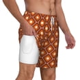thumbnail image 2 of Kdxio 60s And 70s Aesthetic Print Men'S Swim Trunks With Compression Liner 7 Inch Inseam Quick Dry Swim Shorts, 2 of 7