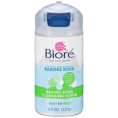 Biore Baking Soda Powder Cleanser, 4.5 Oz