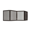 Indoor Pet Gate 4Panel Retractable Dog Gate for Stairs or Doorways