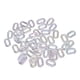 thumbnail image 3 of Anillos de unión de acrílico - 50 piezas de eslabones de cadena ensamblables transparentes para manualidades y bolsos, 3 of 10