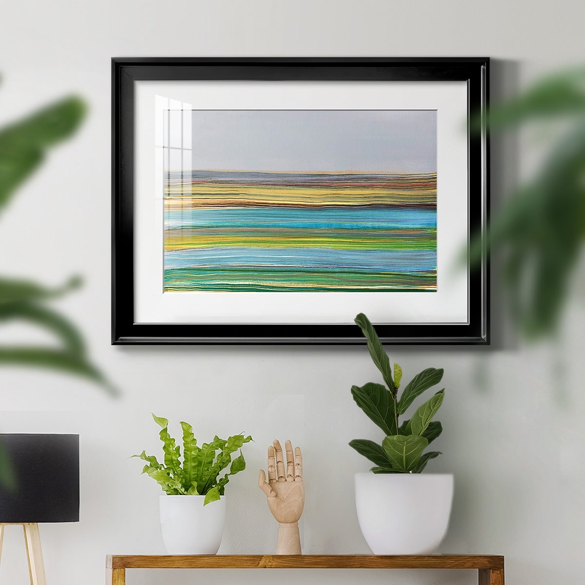 Parallel Striae I Premium Framed Print - Ready to Hang