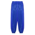 thumbnail image 6 of vastwit Womens Belly Dance Costume Crop Top Chiffon Harem Pants with Hip Scarf Headscarf Sets Royal Blue One Size, 6 of 7